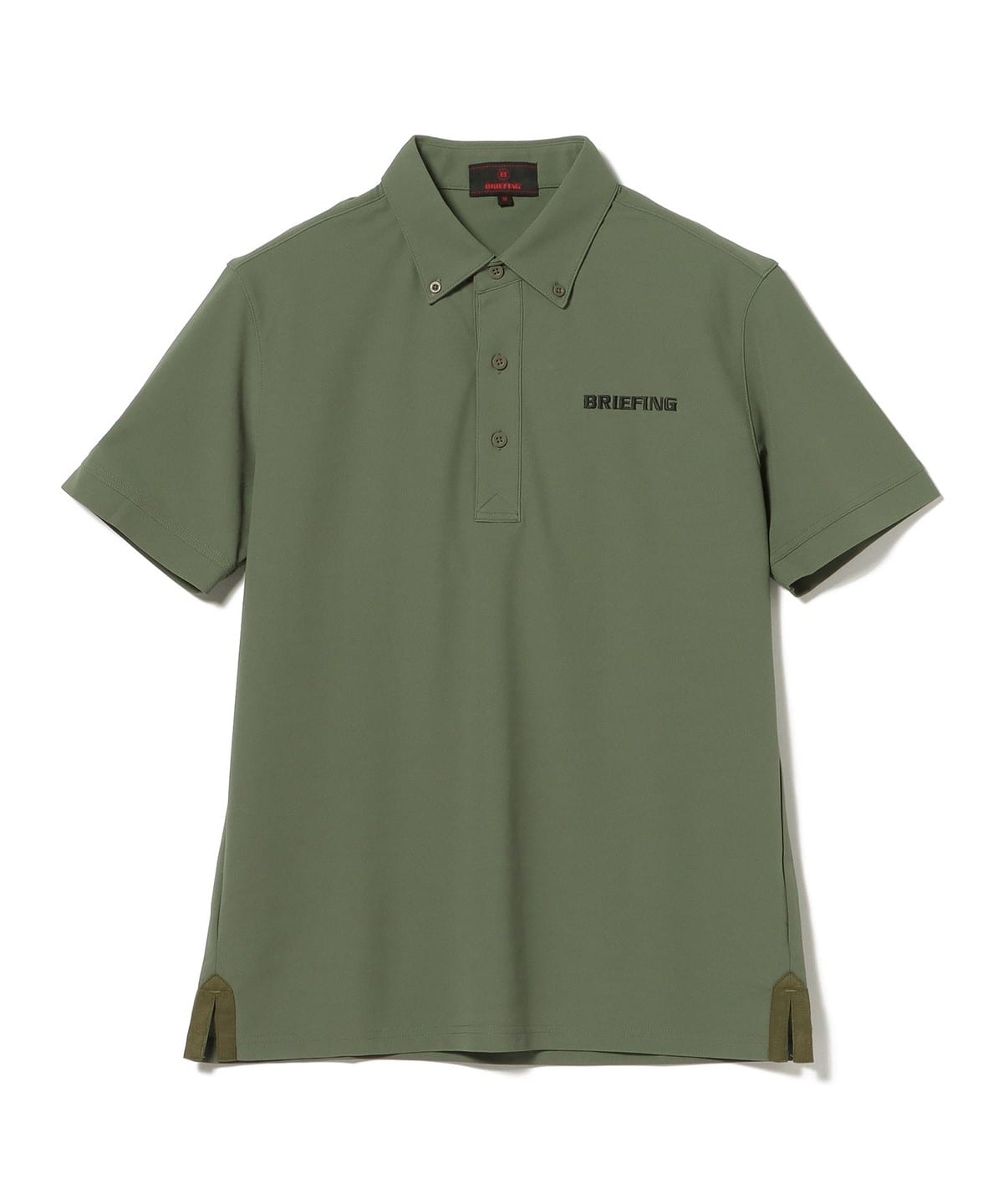 BRIEFING ポロシャツ オリーブ色 未使用 BEAMS GOLF（ビームス ゴルフ）【別注】BRIEFING / ボタンダウン