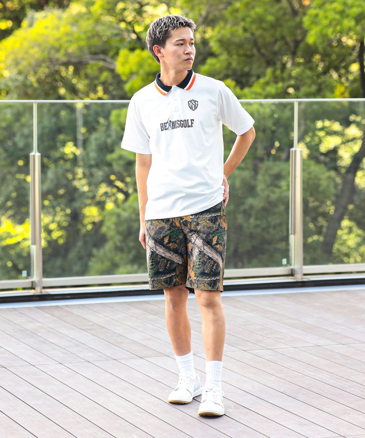 BEAMS GOLF（ビームス ゴルフ）【別注】EASTSIDE GOLF / 配色ライン