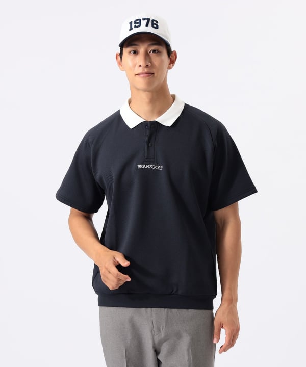 ORANGE LABEL / クレリック ツイル ポロ Model : H:185 B:93 W:72 H:92  Size：L