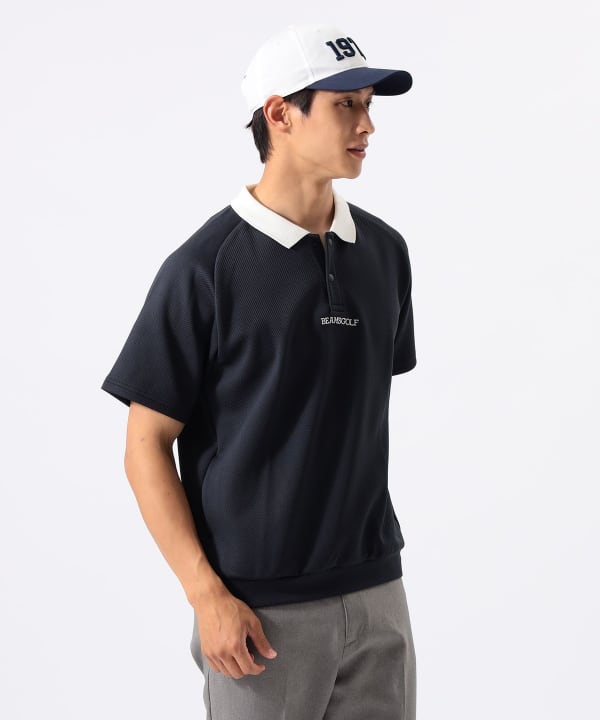 ORANGE LABEL / クレリック ツイル ポロ Model : H:185 B:93 W:72 H:92  Size：L