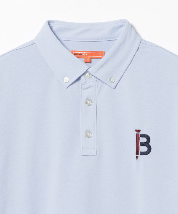 B-Tee 标志刺绣纽扣 Polo 衫（吸湿排汗、速干、防紫外线）