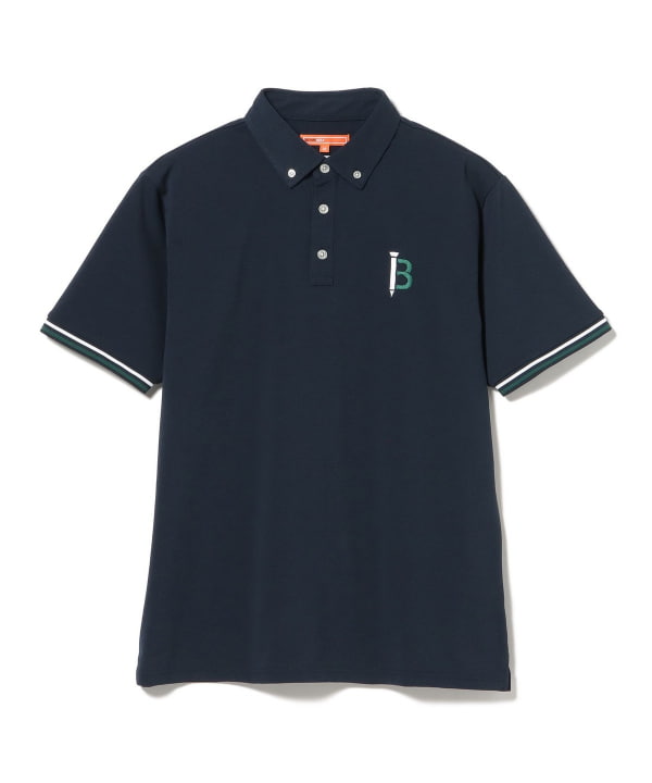 B-Tee 标志刺绣纽扣 Polo 衫（吸湿排汗、速干、防紫外线）