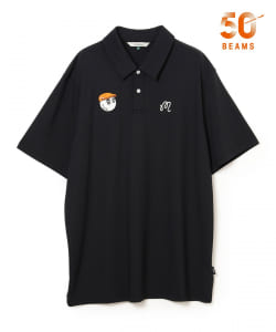 【別注】MALBON GOLF / アーカイブ ハンチングバケッツロゴ ポロシャツ