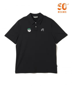 【別注】MALBON GOLF / アーカイブ グリーンハンチングバケッツロゴ ポロシャツ