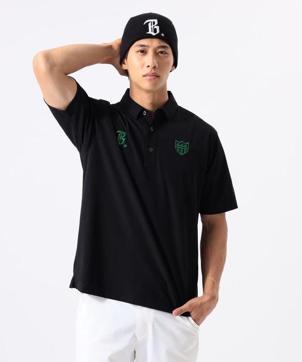 【WEB別注】【別注】YOSHINORI KOTAKE / ポロシャツ (吸水速乾・UVカット） Model : H:185 B:93 W:72 H:92  Size：L