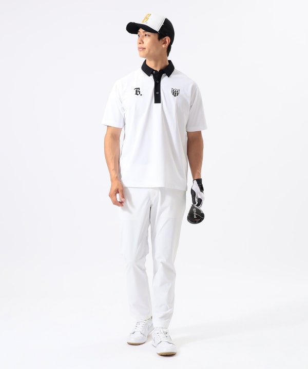 【WEB別注】【別注】YOSHINORI KOTAKE / ポロシャツ (吸水速乾・UVカット） Model : H:185 B:93 W:72 H:92  Size：L