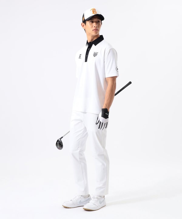 【WEB別注】【別注】YOSHINORI KOTAKE / ポロシャツ (吸水速乾・UVカット） Model : H:185 B:93 W:72 H:92  Size：L