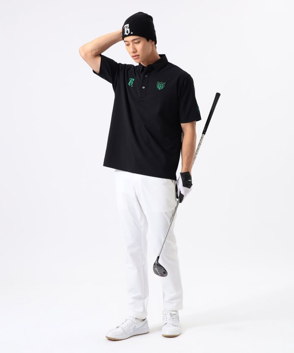 【WEB別注】【別注】YOSHINORI KOTAKE / ポロシャツ (吸水速乾・UVカット） Model : H:185 B:93 W:72 H:92  Size：L