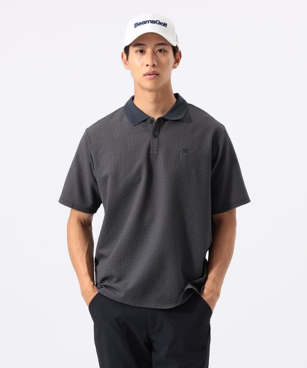 ORANGE LABEL / ドットエア（Ｒ）メッシュポロシャツ2（吸水速乾） Model : H:185 B:93 W:72 H:92  Size：L