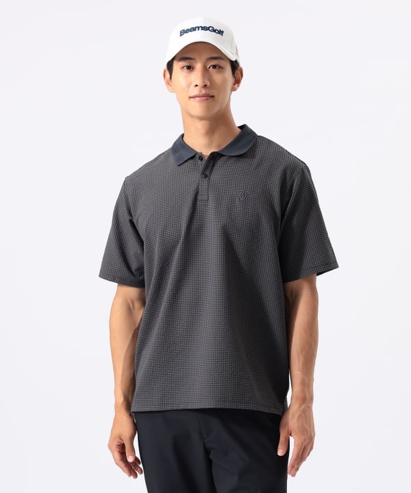 ORANGE LABEL / ドットエア（Ｒ）メッシュポロシャツ2（吸水速乾） Model : H:185 B:93 W:72 H:92  Size：L