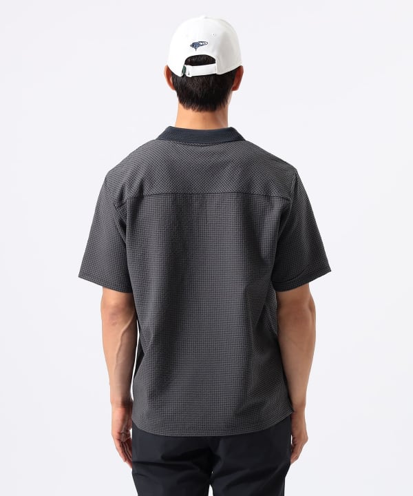 ORANGE LABEL / ドットエア（Ｒ）メッシュポロシャツ2（吸水速乾） Model : H:185 B:93 W:72 H:92  Size：L
