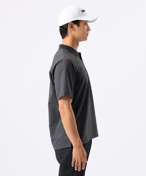 ORANGE LABEL / ドットエア（Ｒ）メッシュポロシャツ2（吸水速乾） Model : H:185 B:93 W:72 H:92  Size：L