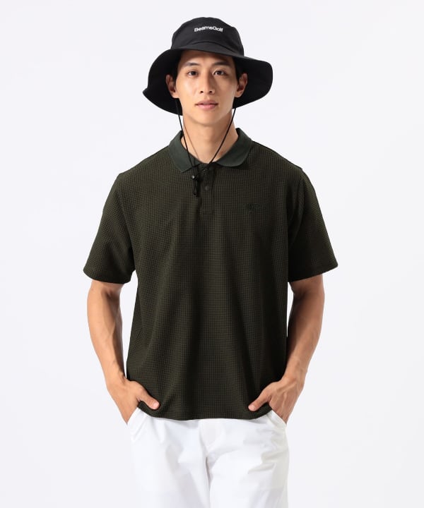 ORANGE LABEL / ドットエア（Ｒ）メッシュポロシャツ2（吸水速乾） Model : H:185 B:93 W:72 H:92  Size：L