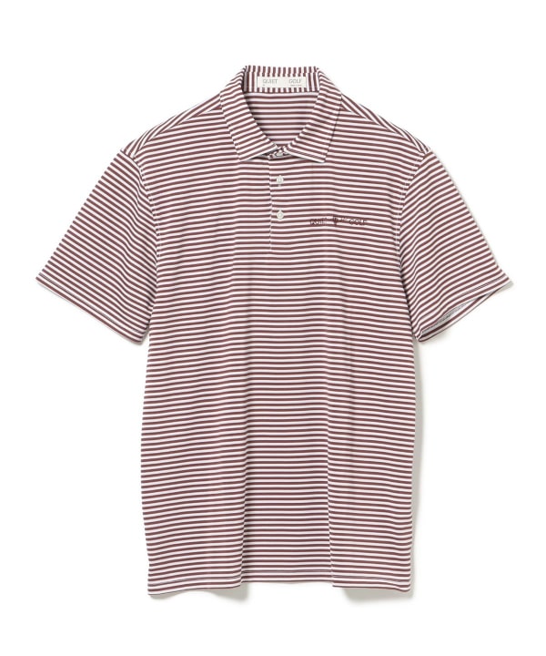 【別注】QUIET GOLF / ハイストレッチカノコ ポロシャツ