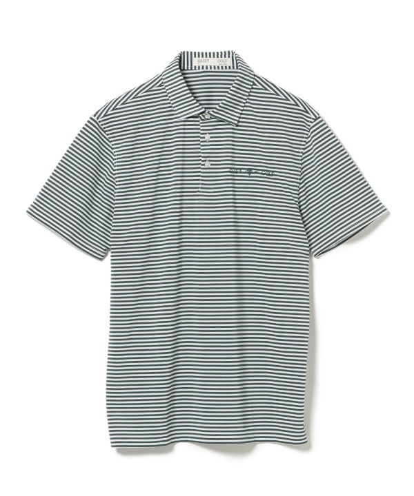 【別注】QUIET GOLF / ハイストレッチカノコ ポロシャツ