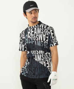 〈MEN〉BEAMS GOLF ORANGE LABEL / 男裝 迷幻 LOGO 小高領 T恤