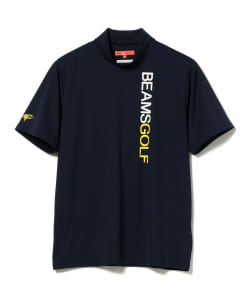 〈MEN〉BEAMS GOLF ORANGE LABEL / 男裝 運動LOGO 小高領 上衣