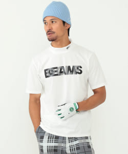 BEAMS GOLF ORANGE LABEL / レイヤーロゴ モックタートルネック シャツ