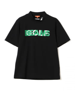 BEAMS GOLF ORANGE LABEL / レイヤーロゴ モックタートルネック シャツ