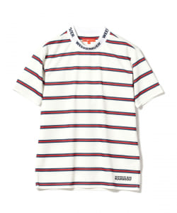 〈UNISEX〉WEEKEND(ER) × BEAMS GOLF / 別注 ボーダー モックネックシャツ