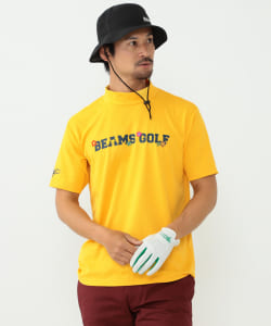＜MEN＞BEAMS GOLF ORANGE LABEL / フラワーロゴ モックネックシャツ