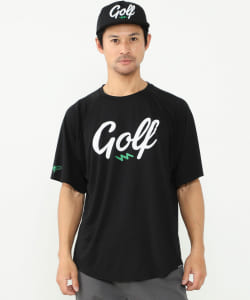 ELECTRIC GOLF × BEAMS GOLF / 別注 ロゴ＆メッセージ Tシャツ