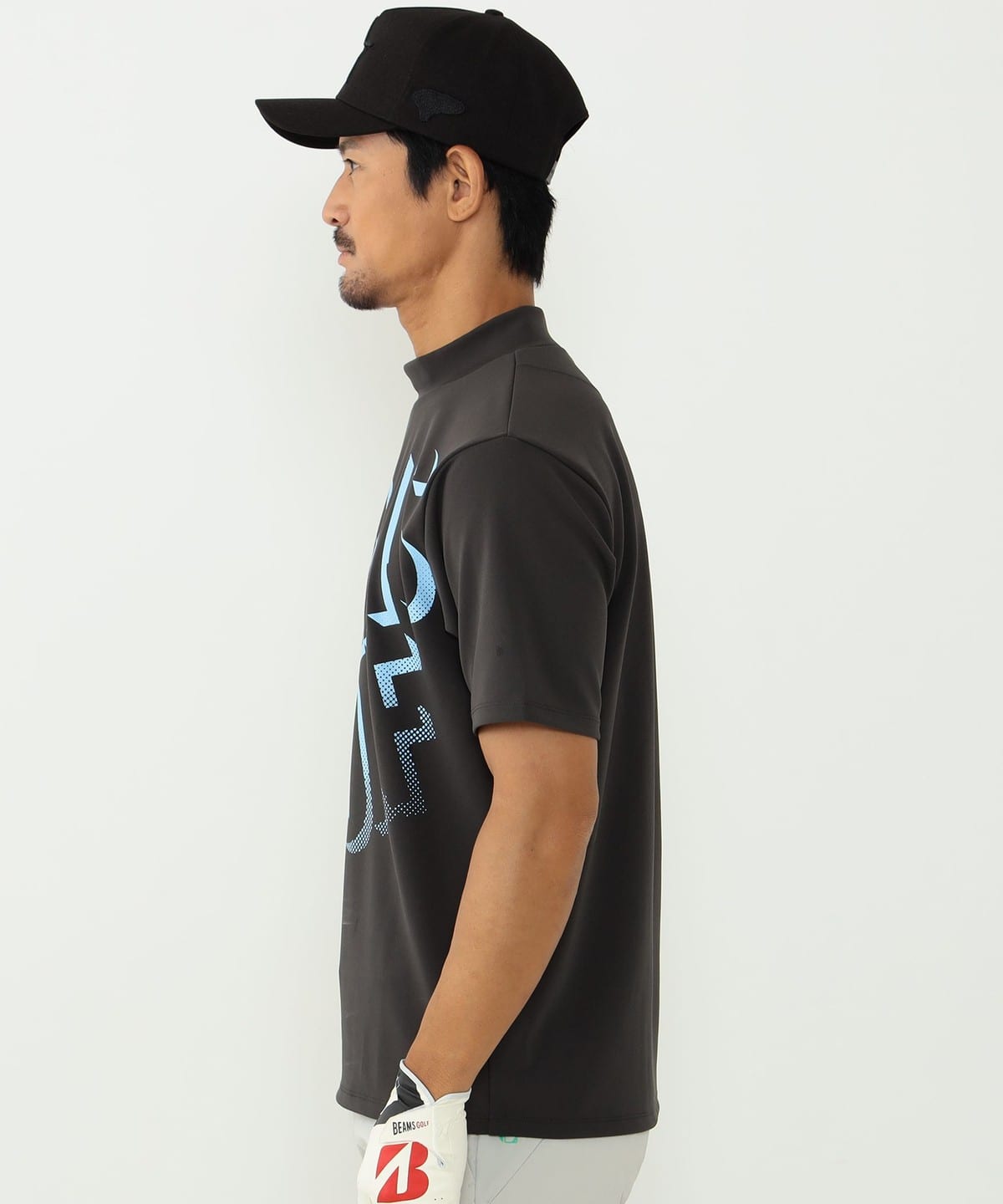 tシャツ Tシャツ BEAMS ORANGE GOLF モックネックシャツ LABEL