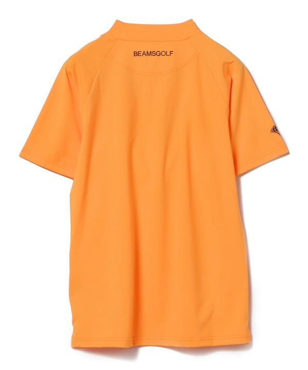 BEAMS GOLF（ビームス ゴルフ）ORANGE LABEL / ラグラン ロゴ モックネックシャツ（Tシャツ・カットソー カットソー）通販｜ BEAMS