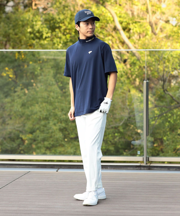 BEAMS GOLF（ビームス ゴルフ）〈MEN〉 ORANGE LABEL / ワンポイント モックネックシャツ（Tシャツ・カットソー  カットソー）通販｜BEAMS