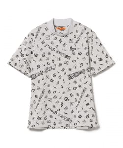 ORANGE LABEL / 音符 総柄ジャカード モックネックシャツ