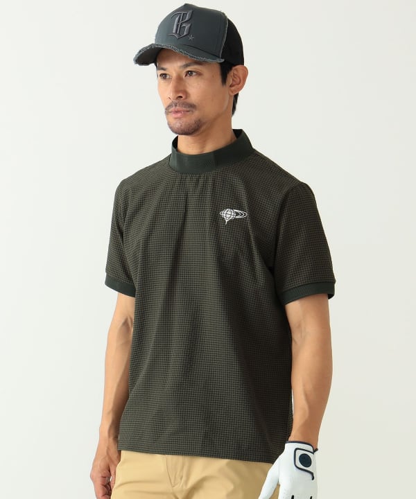 BEAMS GOLF（ビームス ゴルフ）ORANGE LABEL / ドットエア（Ｒ）メッシュ モックネックシャツ（Tシャツ・カットソー  カットソー）通販｜BEAMS