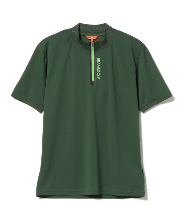 BEAMS GOLF（ビームス ゴルフ）【タイムセール】〈MEN〉 ORANGE LABEL / 圧着 ハーフジップ モックネックシャツ（Tシャツ・カットソー  カットソー）通販｜BEAMS