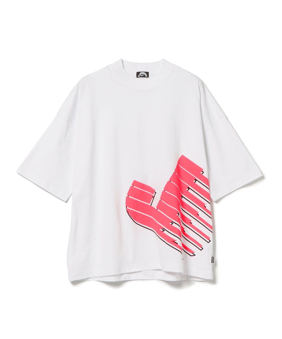 〈MEN〉【別注】JONES / SHELTECH(R) モックネックシャツ Tシャツ・カットソー MEN WHITE M 〈MEN〉【別注】JONES / SHELTECH(R) モックネックシャツ Tシャツ・カットソー MEN WHITE M