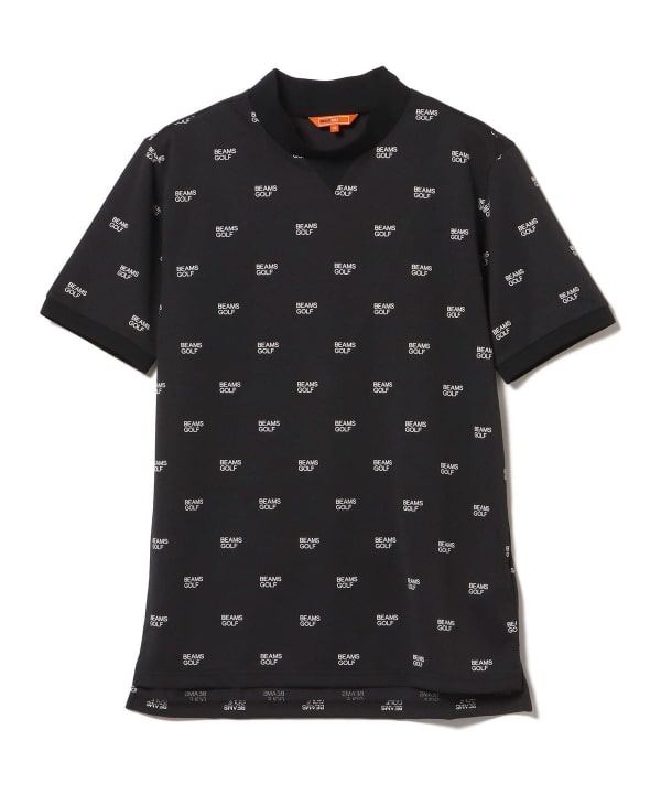 BEAMS GOLF（ビームス ゴルフ）ORANGE LABEL / 襟リブ 総柄モックネックシャツ（Tシャツ・カットソー カットソー）通販｜BEAMS