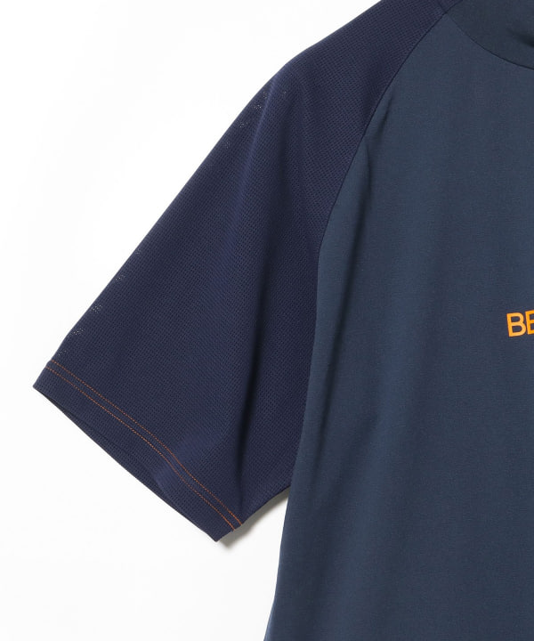 BEAMS GOLF ビームスゴルフ ラグラン切り替え モックネックシャツ BEAMS GOLF（ビームス ゴルフ）ORANGE LABEL / ラグラン切り替え
