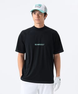 ORANGE LABEL / ラグラン切り替え モックネックシャツ