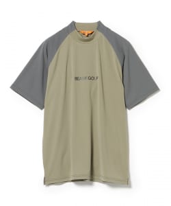ORANGE LABEL / ラグラン切り替え モックネックシャツ
