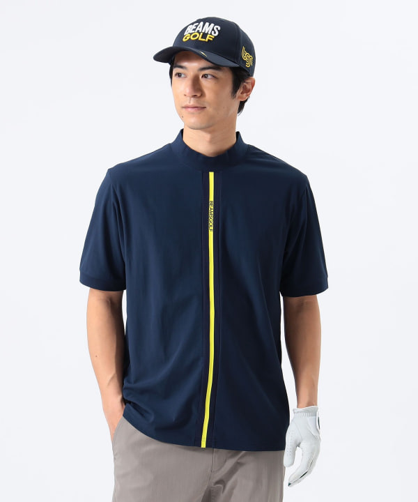 BEAMS GOLF / フロントライン モックネックシャツ BEAMS GOLF（ビームス ゴルフ）ORANGE LABEL / フロントライン
