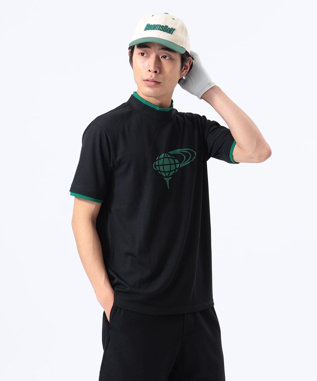 ORANGE LABEL / レイヤード モックネックシャツ Tシャツ・カットソー MEN BLACK M ORANGE LABEL / レイヤード モックネックシャツ Tシャツ・カットソー MEN BLACK M