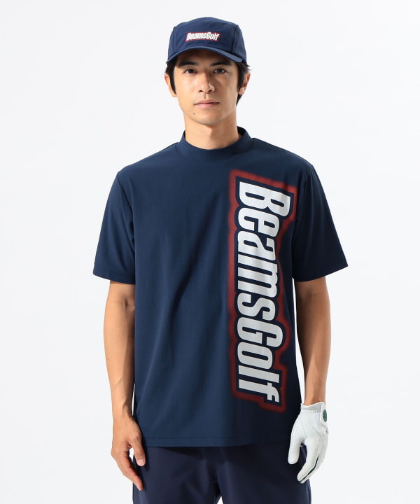 ビームスゴルフ サイドロゴモックネックシャツ 83-03-0038-461