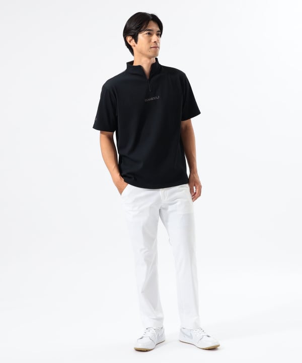 BEAMS GOLF ハーフジップシャツ L ネイビー