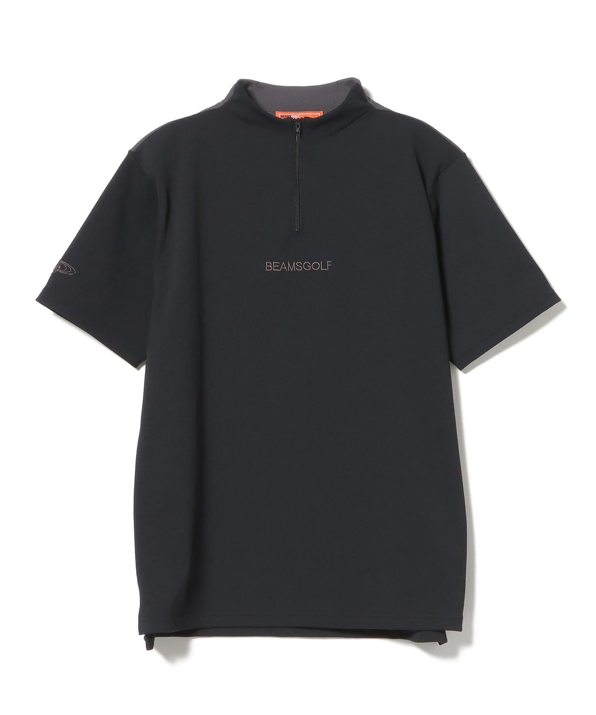 ORANGE LABEL / 切り替え ハーフジップ モックネックシャツ Tシャツ・カットソー MEN BLACK M ORANGE LABEL / 切り替え ハーフジップ モックネックシャツ Tシャツ・カットソー MEN BLACK M