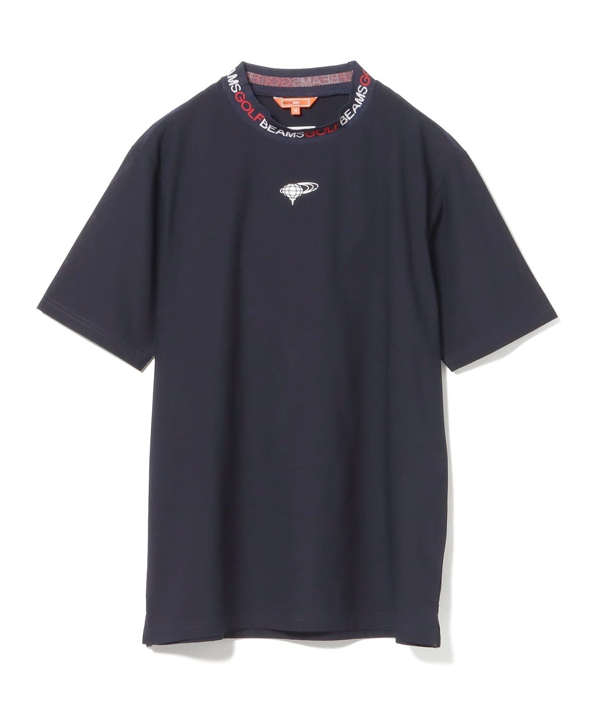 Beams Golf シャツ　M BEAMS GOLF BEAMS GOLF ORANGE / Flex Dry Mock Neck Shirt (T-shirts