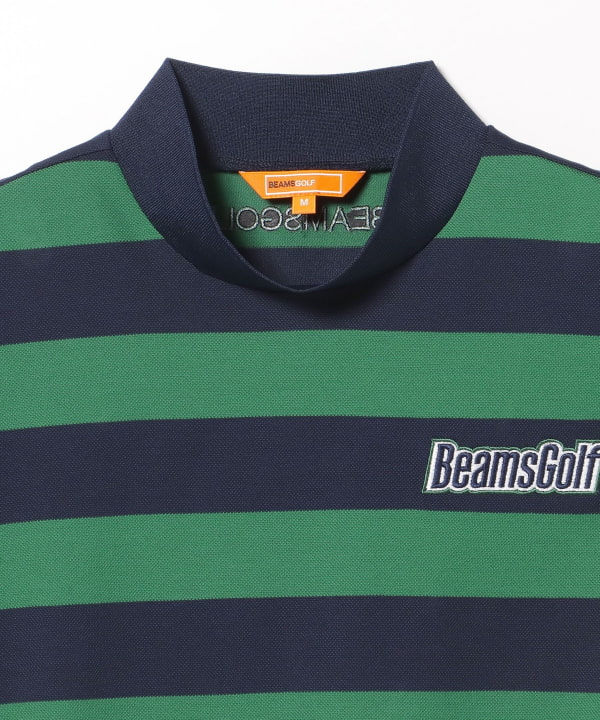 【ビームスゴルフ】長袖シャツ　XLサイズ　鹿の子　コットン　メンズ　ゴルフウェア 大きいサイズ ゴルフウェア メンズ ポロシャツ 長袖 鹿の子 無地