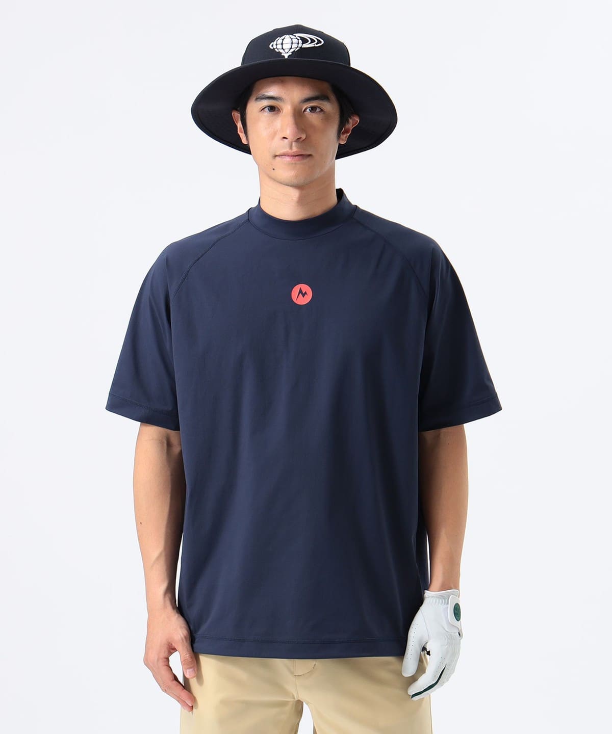 【別注】Marmot マーモット / ハイテンション スムース モックネックシャツ. Tシャツ・カットソー MEN NAVY L 【別注】Marmot マーモット / ハイテンション スムース モックネックシャツ. Tシャツ・カットソー MEN NAVY L