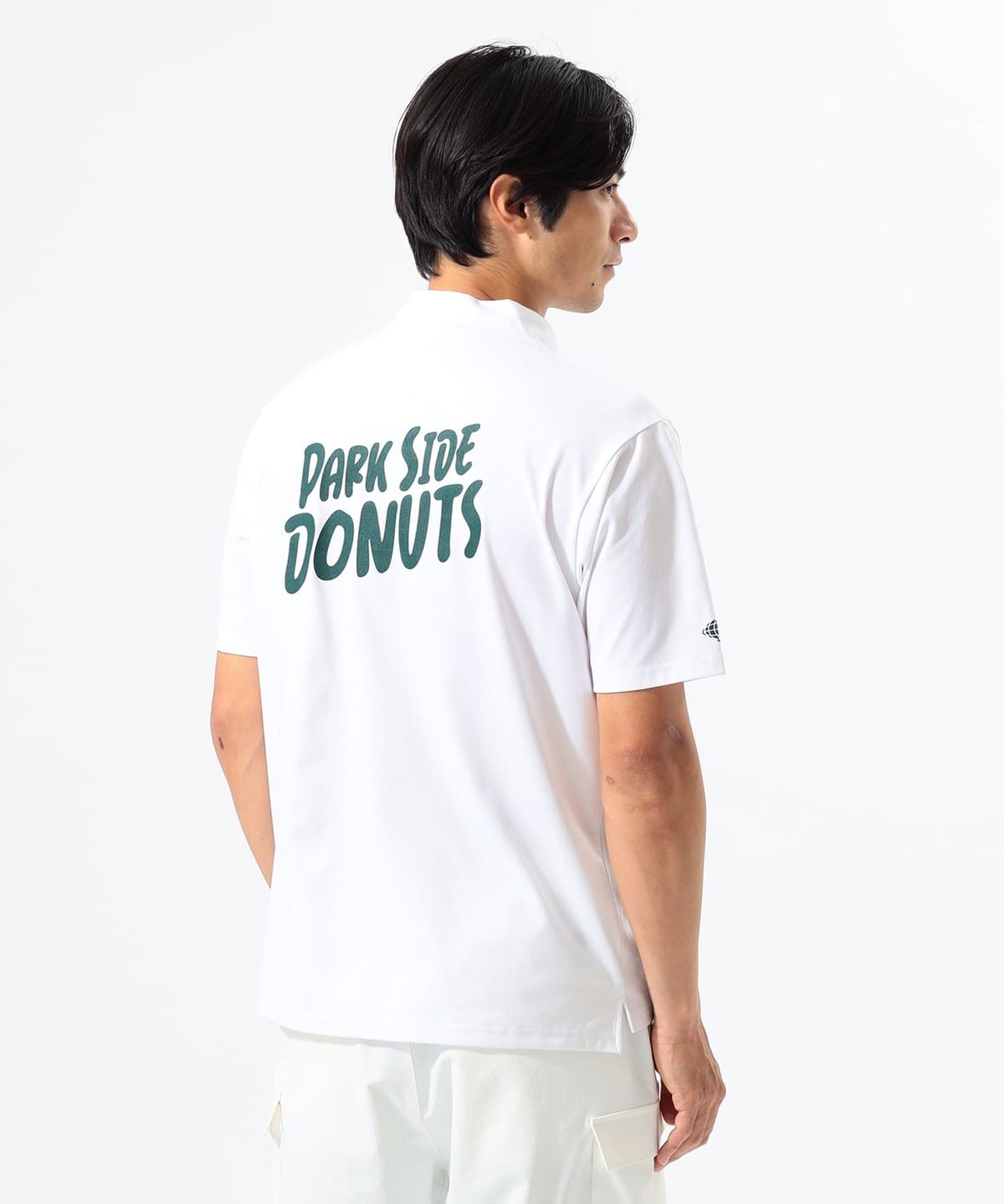 〈MEN〉【別注】PARK SIDE DONUTS / フラッグロゴ モックネックシャツ【DRY・UV・STRETCH】. Tシャツ・カットソー MEN WHITE XL 〈MEN〉【別注】PARK SIDE DONUTS / フラッグロゴ モックネックシャツ【DRY・UV・STRETCH】. Tシャツ・カットソー MEN WHITE XL