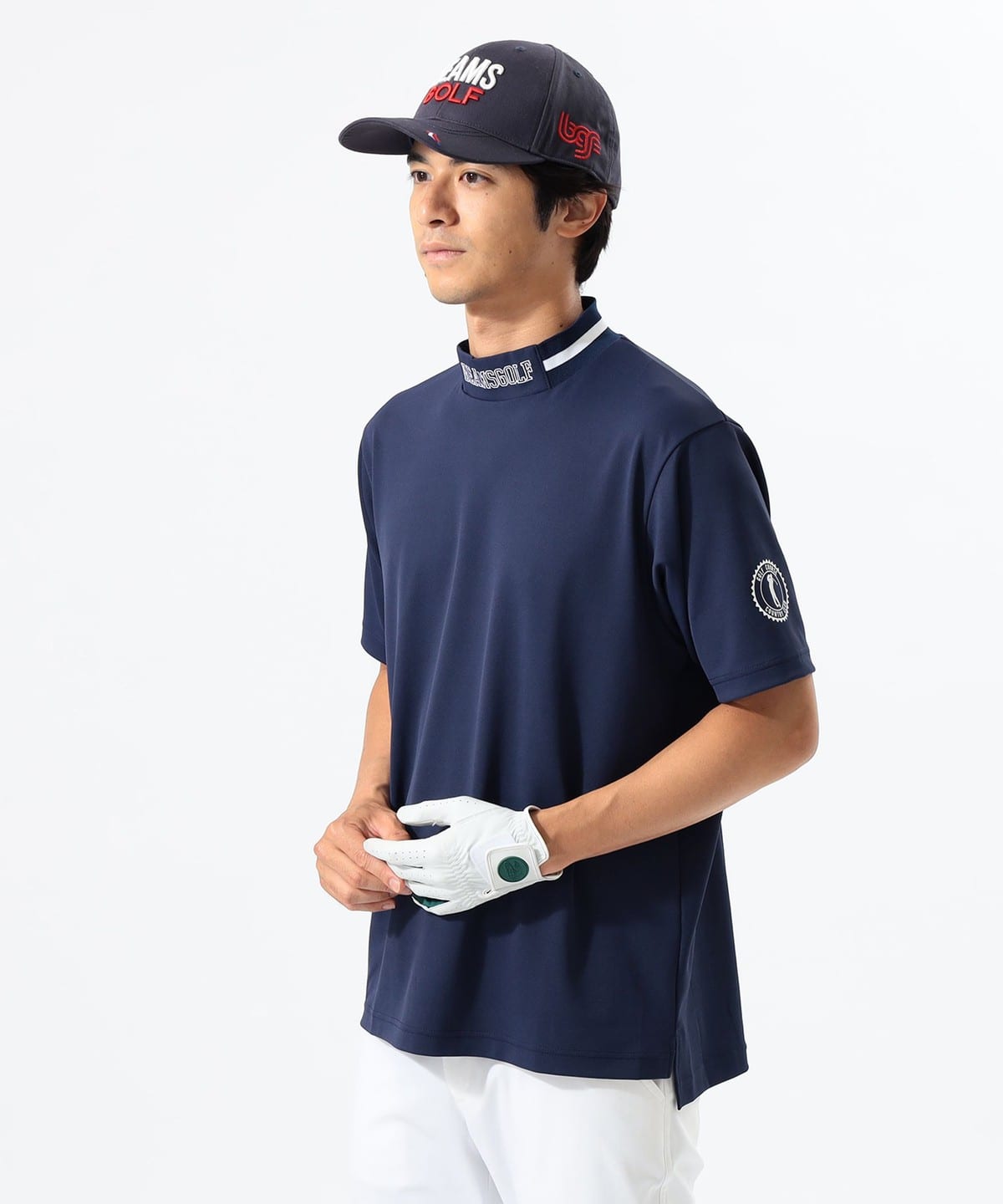 BEAMS GOLF（ビームス ゴルフ）ORANGE LABEL / リブ襟 モック