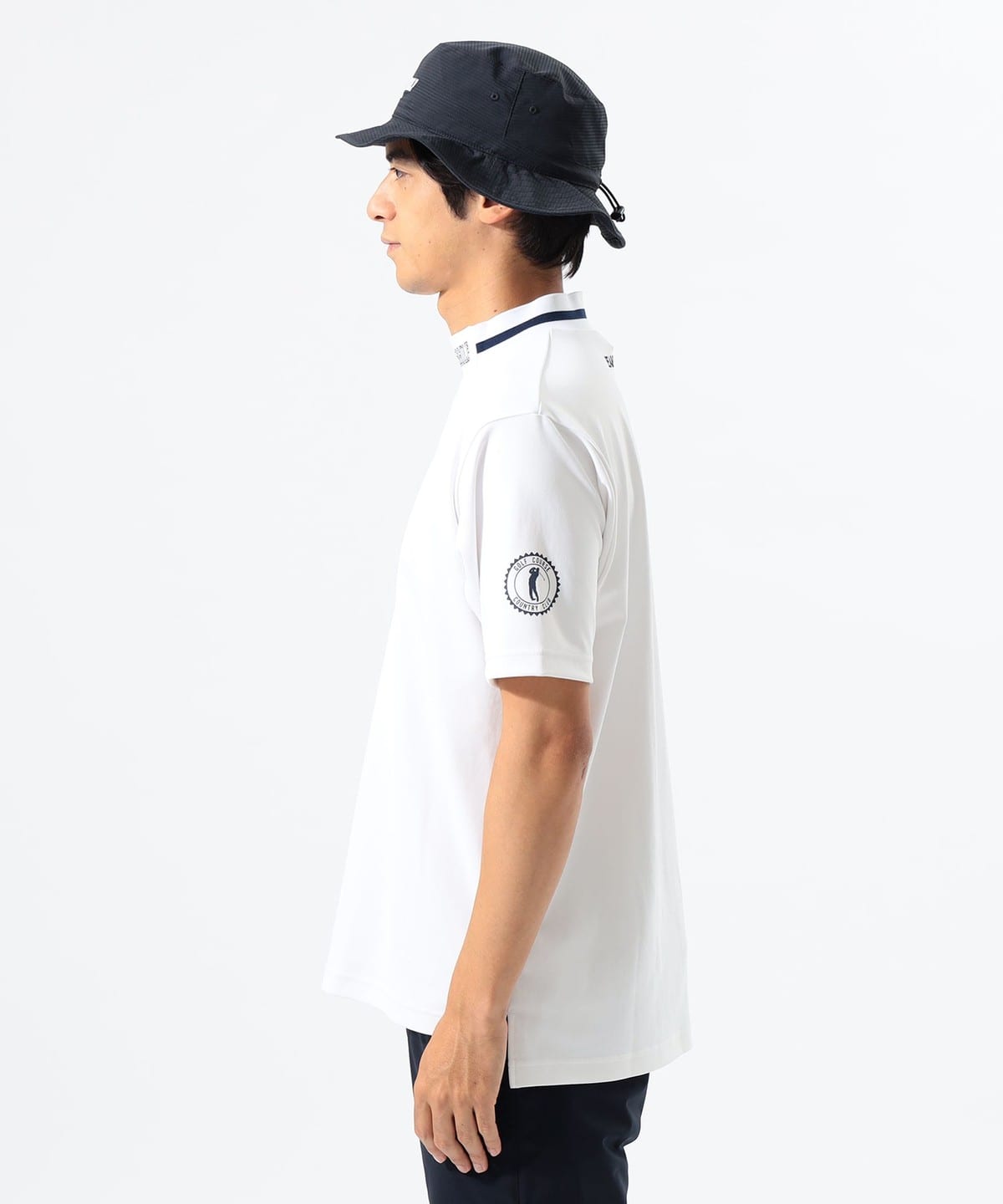 BEAMS GOLF（ビームス ゴルフ）ORANGE LABEL / リブ襟 モック
