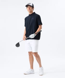 〈MEN〉ORANGE LABEL / ドットエア（Ｒ） モックネックシャツ