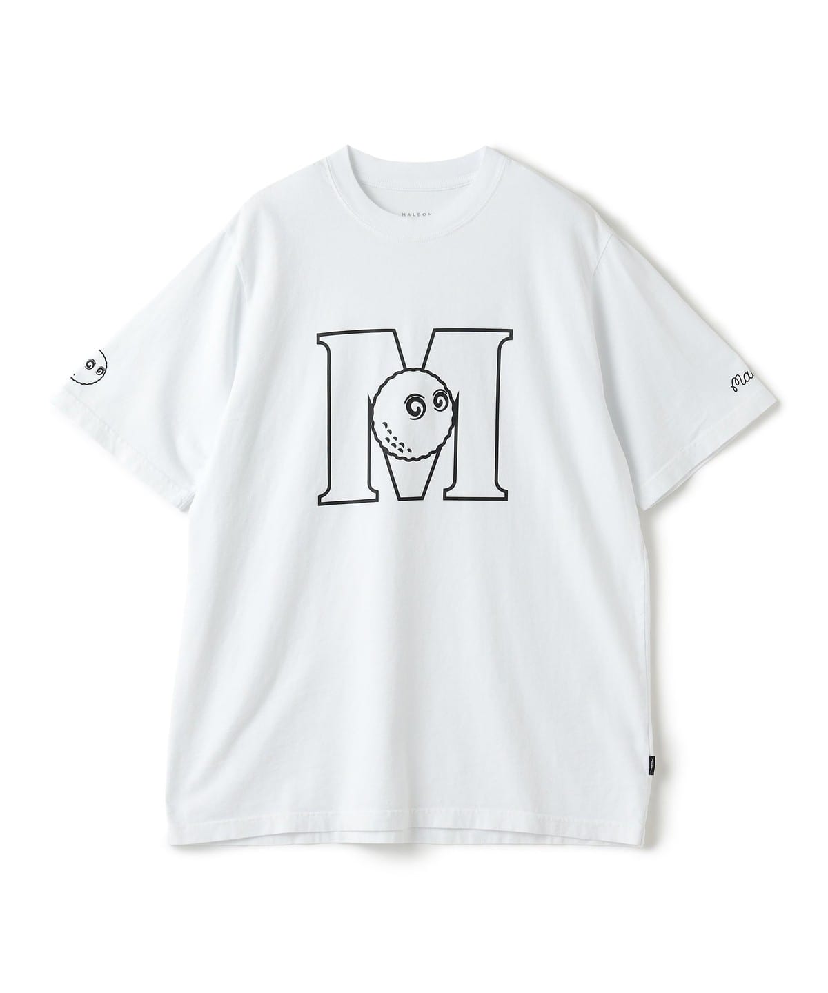 【別注】MALBON GOLF マルボン ゴルフ / M・ロゴ コットンTシャツ Tシャツ・カットソー MEN WHITE L 【別注】MALBON GOLF マルボン ゴルフ / M・ロゴ コットンTシャツ Tシャツ・カットソー MEN WHITE L